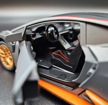 Load image into Gallery viewer, Explorafind 2022 Lamborghini Huracan STO Matte Grey 1:24 Die Cast Car