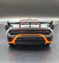 Load image into Gallery viewer, Explorafind 2022 Lamborghini Huracan STO Matte Grey 1:24 Die Cast Car