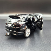 Load image into Gallery viewer, Explorafind 2022 Range Rover Sport Black 1:32 Die Cast Car