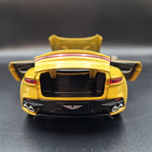 Load image into Gallery viewer, Explorafind 2023 Aston Martin DBS Coupe Yellow 1:24 Die Cast Car
