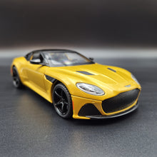 Load image into Gallery viewer, Explorafind 2023 Aston Martin DBS Coupe Yellow 1:24 Die Cast Car