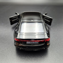 Load image into Gallery viewer, Explorafind 2023 Audi RS7 Black 1:32 Die Cast Car
