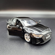 Load image into Gallery viewer, Explorafind 2023 Audi RS7 Black 1:32 Die Cast Car