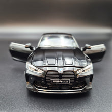 Load image into Gallery viewer, Explorafind 2023 BMW M4 G82 Coupe Black 1:32 Die Cast Car