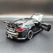 Load image into Gallery viewer, Explorafind 2023 BMW M4 G82 Coupe Black 1:32 Die Cast Car