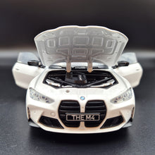 Load image into Gallery viewer, Explorafind 2023 BMW M4 G82 Coupe Pearl White 1:24 Die Cast Car