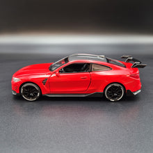 Load image into Gallery viewer, Explorafind 2023 BMW M4 G82 Coupe Red 1:32 Die Cast Car