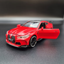 Load image into Gallery viewer, Explorafind 2023 BMW M4 G82 Coupe Red 1:32 Die Cast Car