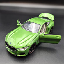 Load image into Gallery viewer, Explorafind 2023 BMW M8 840 Series Coupe Green 1:24 Die Cast Car