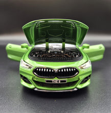 Load image into Gallery viewer, Explorafind 2023 BMW M8 840 Series Coupe Green 1:24 Die Cast Car