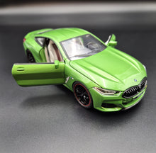 Load image into Gallery viewer, Explorafind 2023 BMW M8 840 Series Coupe Green 1:24 Die Cast Car
