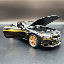 Load image into Gallery viewer, Explorafind 2023 BMW M8 Manhart MH8 800 Black 1:24 Die Cast Car
