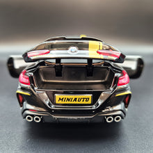 Load image into Gallery viewer, Explorafind 2023 BMW M8 Manhart MH8 800 Black 1:24 Die Cast Car