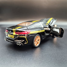 Load image into Gallery viewer, Explorafind 2023 BMW M8 Manhart MH8 800 Black 1:24 Die Cast Car