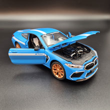 Load image into Gallery viewer, Explorafind 2023 BMW M8 Manhart MH8 800 Blue 1:24 Die Cast Car
