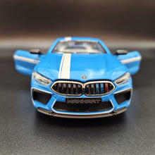 Load image into Gallery viewer, Explorafind 2023 BMW M8 Manhart MH8 800 Blue 1:24 Die Cast Car
