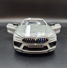 Load image into Gallery viewer, Explorafind 2023 BMW M8 Manhart MH8 800 Grey 1:24 Die Cast Car