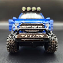 Load image into Gallery viewer, Explorafind 2023 Ford Raptor F-150 6x6 Blue 1:24 Die Cast Pickup