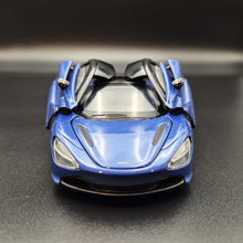 Load image into Gallery viewer, Explorafind 2023 McLaren 720S Blue 1:32 Die Cast Car