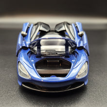 Load image into Gallery viewer, Explorafind 2023 McLaren 720S Blue 1:32 Die Cast Car