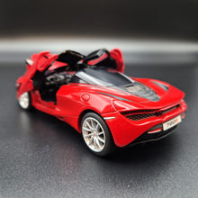 Load image into Gallery viewer, Explorafind 2023 McLaren 720S Red 1:32 Die Cast Car