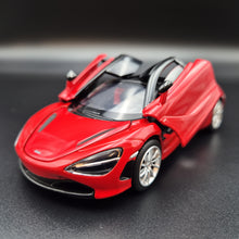 Load image into Gallery viewer, Explorafind 2023 McLaren 720S Red 1:32 Die Cast Car