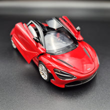 Load image into Gallery viewer, Explorafind 2023 McLaren 720S Red 1:32 Die Cast Car