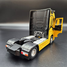 Load image into Gallery viewer, Explorafind 2023 Mercedes-Benz Actros 1851 Truck Yellow 1:24 Die Cast Truck