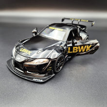 Load image into Gallery viewer, Explorafind 2023 Toyota Supra GT4 Black 1:24 Die Cast Race Car