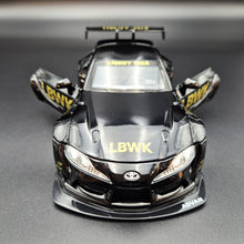 Load image into Gallery viewer, Explorafind 2023 Toyota Supra GT4 Black 1:24 Die Cast Race Car