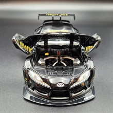 Load image into Gallery viewer, Explorafind 2023 Toyota Supra GT4 Black 1:24 Die Cast Race Car