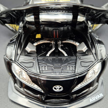 Load image into Gallery viewer, Explorafind 2023 Toyota Supra GT4 Black 1:24 Die Cast Race Car