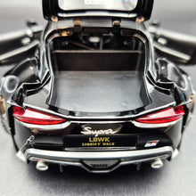 Load image into Gallery viewer, Explorafind 2023 Toyota Supra GT4 Black 1:24 Die Cast Race Car