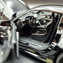 Load image into Gallery viewer, Explorafind 2023 Toyota Supra GT4 Black 1:24 Die Cast Race Car