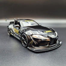 Load image into Gallery viewer, Explorafind 2023 Toyota Supra GT4 Black 1:24 Die Cast Race Car
