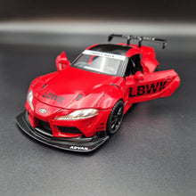 Load image into Gallery viewer, Explorafind 2023 Toyota Supra GT4 Red 1:24 Die Cast Race Car