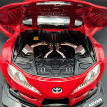 Load image into Gallery viewer, Explorafind 2023 Toyota Supra GT4 Red 1:24 Die Cast Race Car