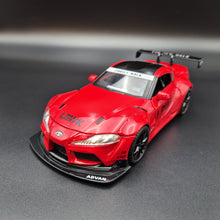 Load image into Gallery viewer, Explorafind 2023 Toyota Supra GT4 Red 1:24 Die Cast Race Car