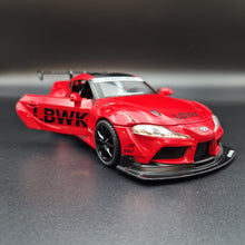 Load image into Gallery viewer, Explorafind 2023 Toyota Supra GT4 Red 1:24 Die Cast Race Car