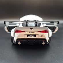 Load image into Gallery viewer, Explorafind 2023 Toyota Supra GT4 White 1:24 Die Cast Race Car