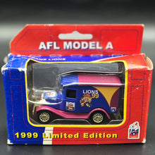 Load image into Gallery viewer, AFL Footy Car 1999 Limited Edition Model A Ford - Brisbane Lions