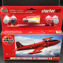 Load image into Gallery viewer, Airfix Hunting Percival Jet Provost T.4 #A55116 1:72 Scale Model Starter Kit