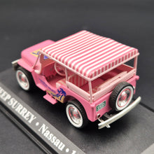 Load image into Gallery viewer, Altaya 1960 Jeep Surrey Taxi Cab Carribean Palace Nassau Pink 1:43 Diecast Model