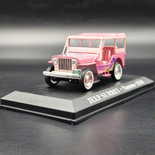 Load image into Gallery viewer, Altaya 1960 Jeep Surrey Taxi Cab Carribean Palace Nassau Pink 1:43 Diecast Model