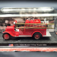 Load image into Gallery viewer, Amercom 1926 Ford Model T Fire Truck USA Chicago Fire Department 1:72 Die Cast Model