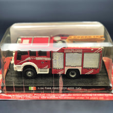 Load image into Gallery viewer, Amercom 1999 Iveco Magirus Firetech 4000 Italy Fire Truck Italian Fire Dept 1:64 Diecast Model