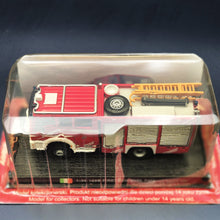 Load image into Gallery viewer, Amercom 1999 Iveco Magirus Firetech 4000 Italy Fire Truck Italian Fire Dept 1:64 Diecast Model