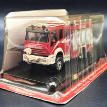 Load image into Gallery viewer, Amercom 1999 Iveco Magirus Firetech 4000 Italy Fire Truck Italian Fire Dept 1:64 Diecast Model