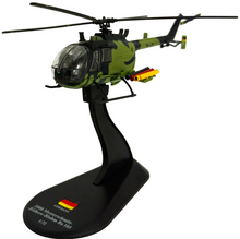 Load image into Gallery viewer, Amercom 2000 Messerschmitt-Bolkow-Blohm BO 105 Germany 1:72 Diecast Helicopter Model