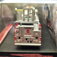 Load image into Gallery viewer, Amercom 2005 Quint Pierce Aerial and Pump Fire Engine "Bohemia Fire Dept" 1:87 Die Cast Model
